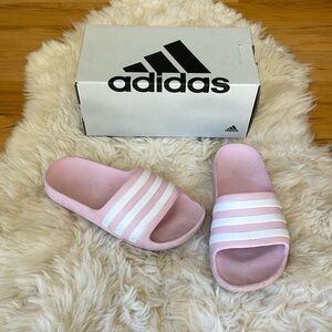 Pink Adilette Slide, girls us 12